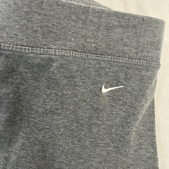 Nike Pants Womens XL Gray Pink Wide Leg Lounge Drawstring Athletic Dept Y2k VTG - Picture 3 of 9
